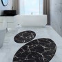 Bathmat Set (2 Pieces) Marble Djt Multicolor