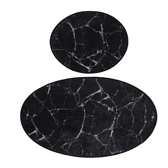 Bathmat Set (2 Pieces) Marble Djt Multicolor Lessentiel Bathmat Set (2 Pieces) Marble Djt Multicolor