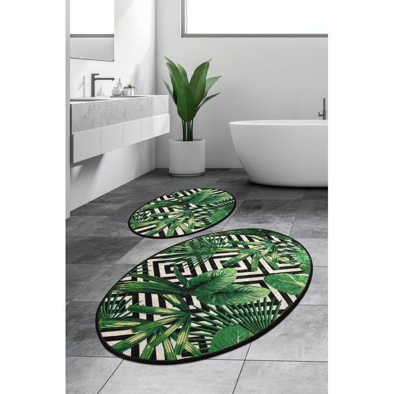 Lessentiel Bathmat Set (2 Pieces) Tropic Djt Multicolor