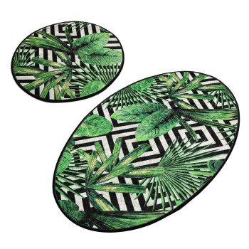 Bathmat Set (2 Pieces) Tropic Djt Multicolor