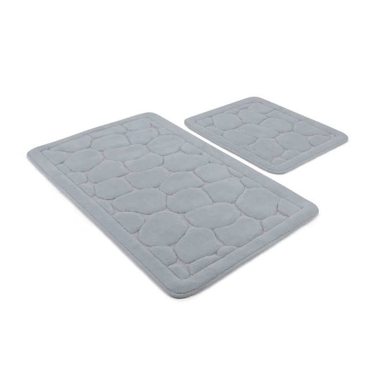 Lessentiel Bathmat Set (2 Pieces) Lino - Blue Multicolor