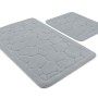 Bathmat Set (2 Pieces) Lino - Blue Multicolor