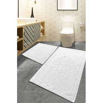 Bathmat Set (2 Pieces) Elite - Ecru Multicolor