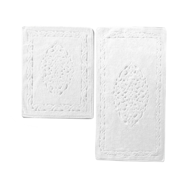 Lessentiel Bathmat Set (2 Pieces) Elite - Ecru Multicolor