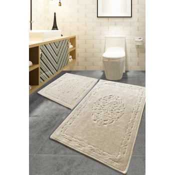 Bathmat Set (2 Pieces) Elite - Mink Multicolor
