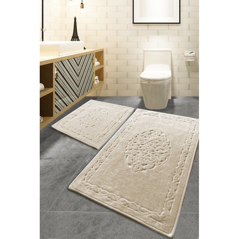 Lessentiel Bathmat Set (2 Pieces) Elite - Mink Multicolor