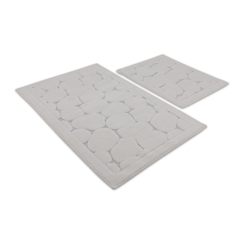 Lessentiel Bathmat Set (2 Pieces) Lino - Ecru Multicolor