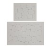 Lessentiel Bathmat Set (2 Pieces) Lino - Ecru Multicolor