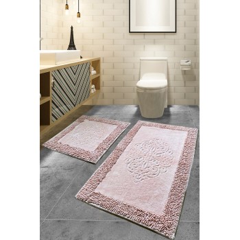 Bathmat Set (2 Pieces) Piante - Powder Multicolor