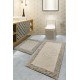 Lessentiel Bathmat Set (2 Pieces) Piante - Beige Multicolor