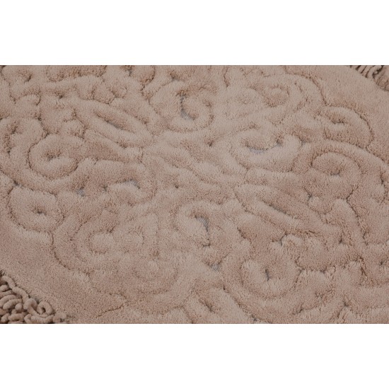Lessentiel Bathmat Set (2 Pieces) Piante Oval - Beige Multicolor