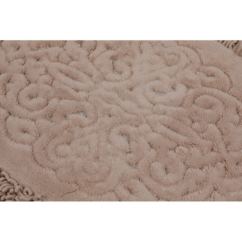 Lessentiel Bathmat Set (2 Pieces) Piante Oval - Beige Multicolor