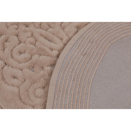 Lessentiel Bathmat Set (2 Pieces) Piante Oval - Beige Multicolor