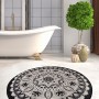 Bathmat Mandal Djt - Black Multicolor