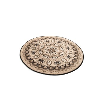 Bathmat Mandal Djt - Beige Multicolor