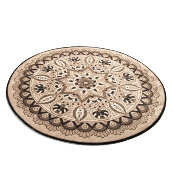 Bathmat Mandal Djt - Beige Multicolor