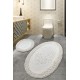 Bathmat Set (2 Pieces) Piante Oval - Ecru Multicolor Lessentiel Bathmat Set (2 Pieces) Piante Oval - Ecru Multicolor