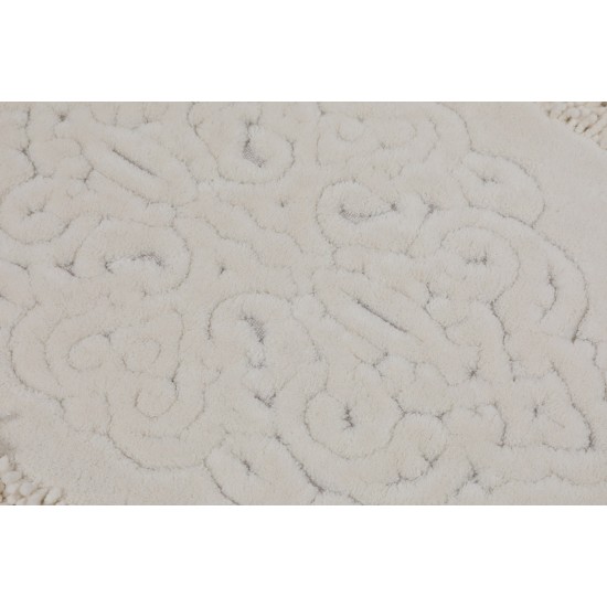 Bathmat Set (2 Pieces) Piante Oval - Ecru Multicolor Lessentiel Bathmat Set (2 Pieces) Piante Oval - Ecru Multicolor