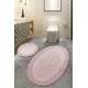 Bathmat Set (2 Pieces) Piante Oval - Pink Multicolor Lessentiel Bathmat Set (2 Pieces) Piante Oval - Pink Multicolor
