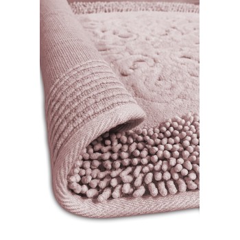 Bathmat Set (2 Pieces) Piante Oval - Pink Multicolor