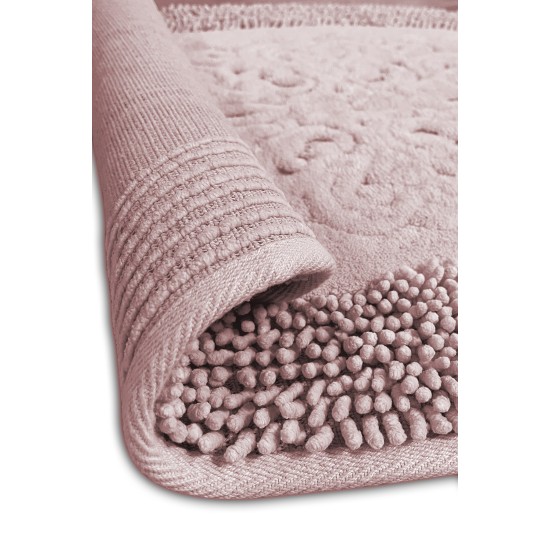 Bathmat Set (2 Pieces) Piante Oval - Pink Multicolor Lessentiel Bathmat Set (2 Pieces) Piante Oval - Pink Multicolor