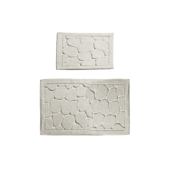 Bathmat Set (2 Pieces) Parma - Ecru Multicolor Lessentiel Bathmat Set (2 Pieces) Parma - Ecru Multicolor