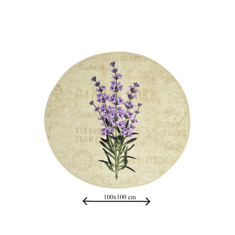 Lessentiel Bathmat Lavender Djt Multicolor