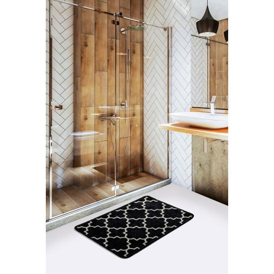 Lessentiel Bathmat Kupa Djt - Black Multicolor