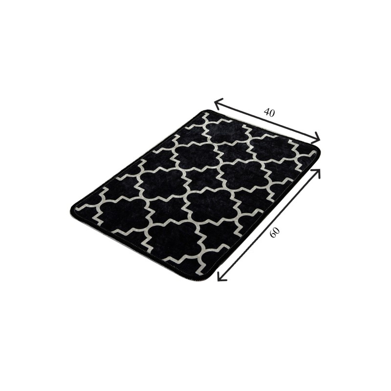 Lessentiel Bathmat Kupa Djt - Black Multicolor