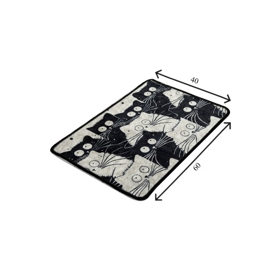 Bathmat White Cats Djt Multicolor Lessentiel Bathmat White Cats Djt Multicolor