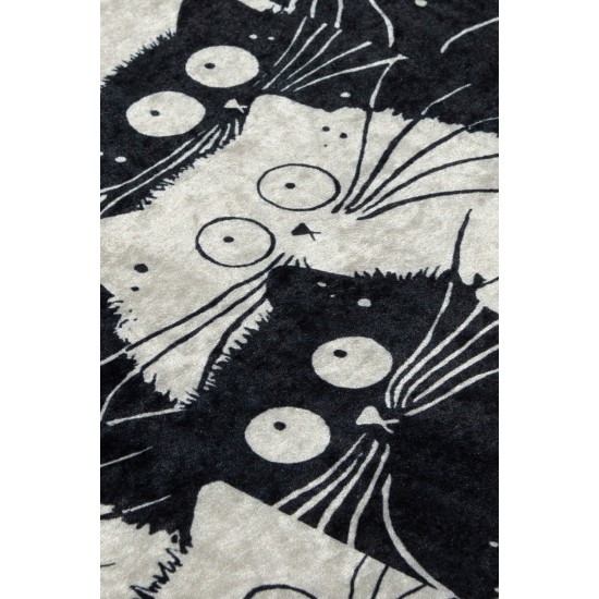 Bathmat White Cats Djt Multicolor Lessentiel Bathmat White Cats Djt Multicolor