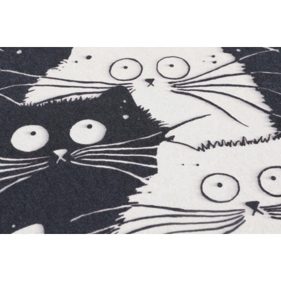 Bathmat White Cats Djt Multicolor Lessentiel Bathmat White Cats Djt Multicolor