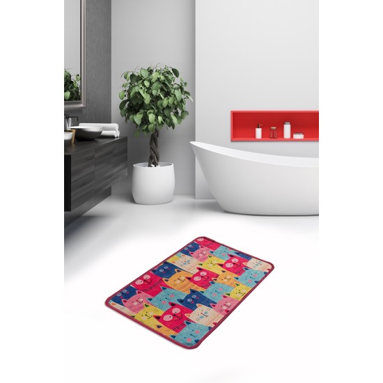 Bathmat Meow Djt - Colourful Multicolor Lessentiel Bathmat Meow Djt - Colourful Multicolor