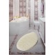 Lessentiel Acrylic Bathmat Jungle Leaf - Ecru (60 x 100) Multicolor