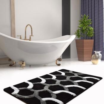 Acrylic Bathmat Elegant - Black (70 x 120) Multicolor