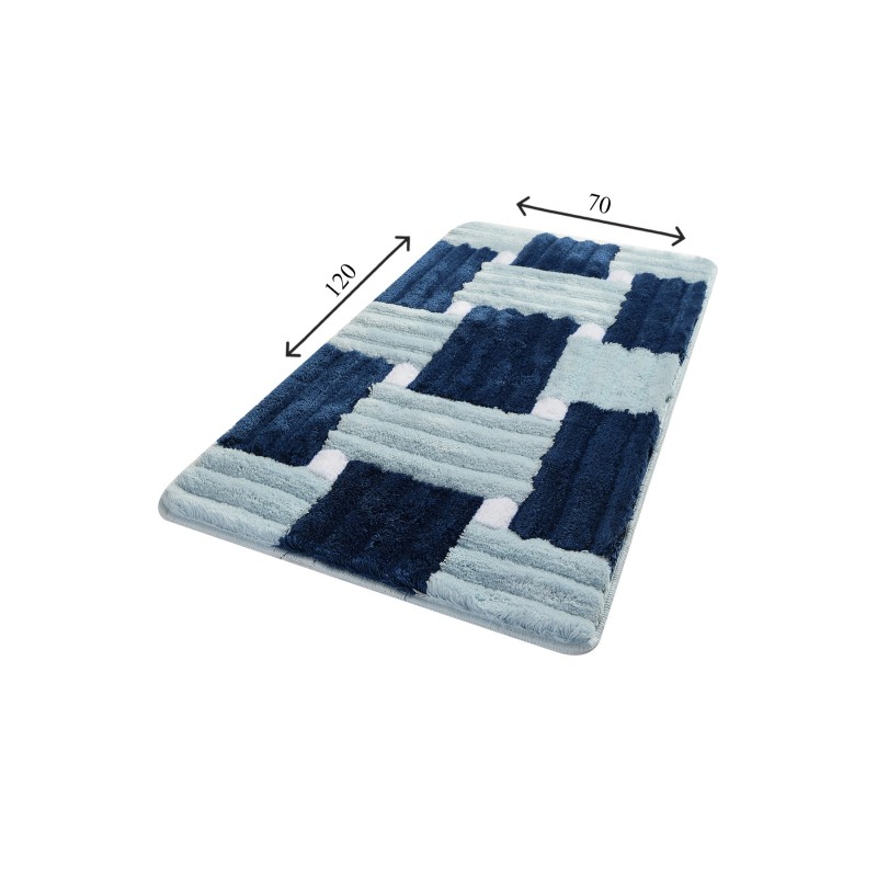 Lessentiel Acrylic Bathmat Piazza - Blue (70 x 120) Multicolor