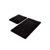 Lessentiel Acrylic Bathmat Set (2 Pieces) Wave - Black Black
Anthracite