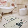 Bathmat Set (2 Pieces) Angry Cats Djt Multicolor