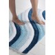 Lessentiel Acrylic Bathmat Set (2 Pieces) Colorful - Blue Multicolor