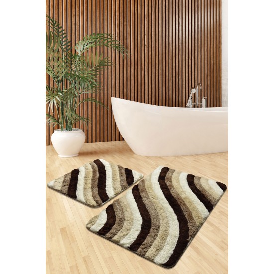 Acrylic Bathmat Set (2 Pieces) Colorful - Beige Multicolor Lessentiel Acrylic Bathmat Set (2 Pieces) Colorful - Beige Multicolor