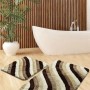 Acrylic Bathmat Set (2 Pieces) Colorful - Beige Multicolor