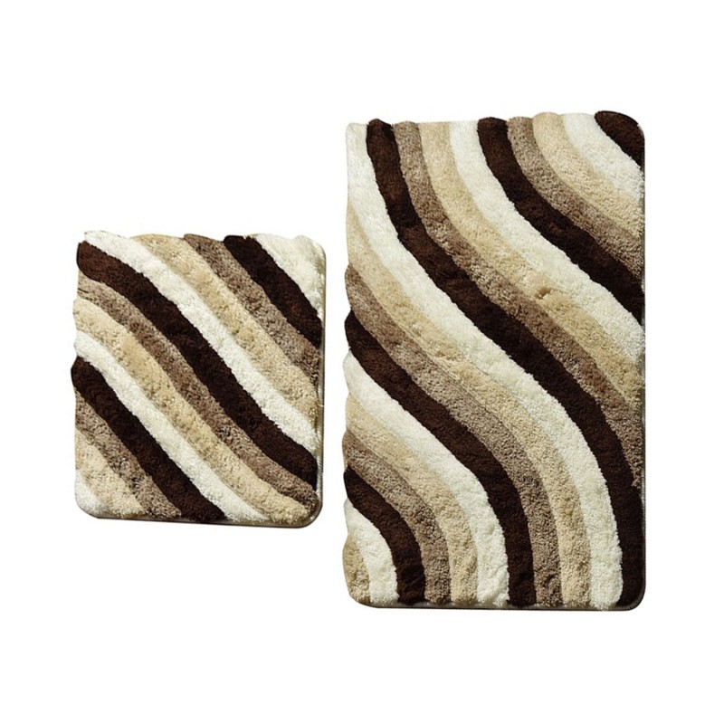 Lessentiel Acrylic Bathmat Set (2 Pieces) Colorful - Beige Multicolor