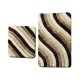Acrylic Bathmat Set (2 Pieces) Colorful - Beige Multicolor Lessentiel Acrylic Bathmat Set (2 Pieces) Colorful - Beige Multicolor