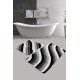 Lessentiel Acrylic Bathmat Set (2 Pieces) Colorful - Grey Multicolor