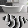 Acrylic Bathmat Set (2 Pieces) Colorful - Grey Multicolor