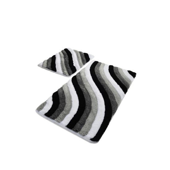 Lessentiel Acrylic Bathmat Set (2 Pieces) Colorful - Grey Multicolor