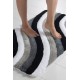Lessentiel Acrylic Bathmat Set (2 Pieces) Colorful - Grey Multicolor