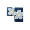 Lessentiel Acrylic Bathmat Set (2 Pieces) Flower - Blue Multicolor