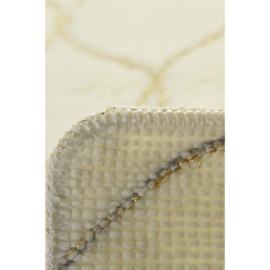 Lessentiel Acrylic Bathmat Set (2 Pieces) Infinity - Ecru Ecru