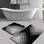 Acrylic Bathmat Set (2 Pieces) Stella - Anthracite Multicolor